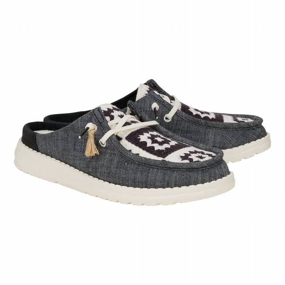 HEY DUDE Shoes - NEW HEY DUDE women's wendy slip cottage crochet shoes